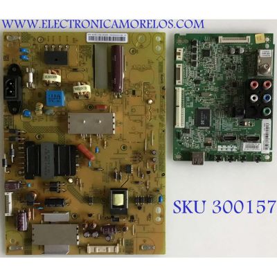 KIT DE TRAJETAS PARA TV TOSHIBA / MAIN 431C7151L21 / SR040T VTV-L40617 / FUENTE PK101W0350I / FSP107-3FS03 / PANEL V500HJ1-ME1 REV.C2 / MODELO 50L1400U